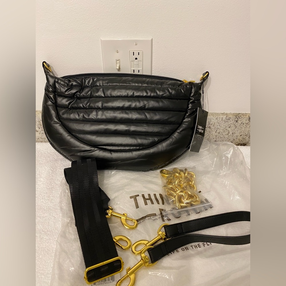 THINK ROYLN Black Shoulder Bag